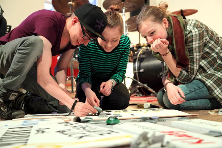 Kinder in der Klangfabrik