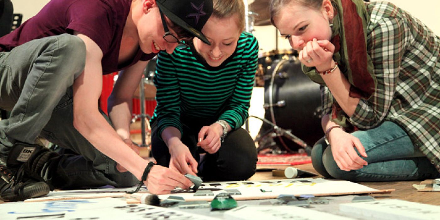 Kinder in der Klangfabrik